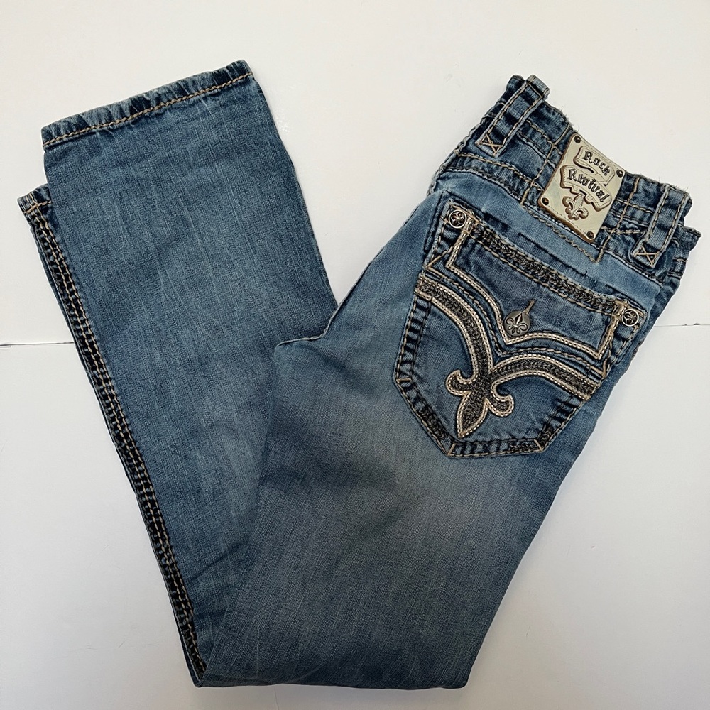 Rock Revival Men’s Slim straight jeans size 34